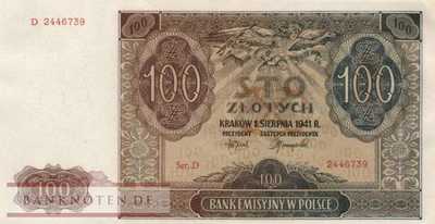 Deutschland - 100  Zloty (#ZWK-038_UNC)