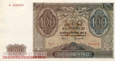 Deutschland - 100  Zloty (#ZWK-038_XF)