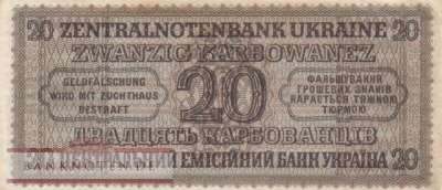 Deutschland - 20  Karbowanez (#ZWK-051a_VF)