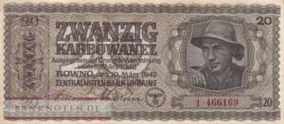 Germany - 20  Karbowanez (#ZWK-051a_VF)