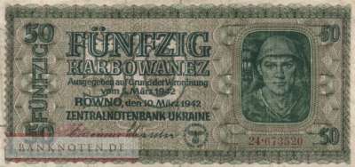 Deutschland - 50  Karbowanez (#ZWK-052a_F)