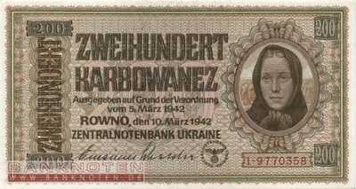 Germany - 200  Karbowanez (#ZWK-054b_UNC)