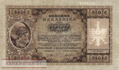 German occupation of Ljubljana - 1.000  Lire (#ZWK-073_F)
