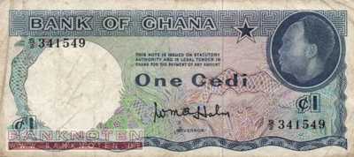 Ghana - 1  Cedi (#005a_F)