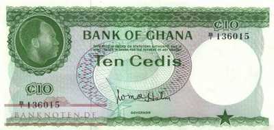 Ghana - 10  Cedis (#007a_AU)