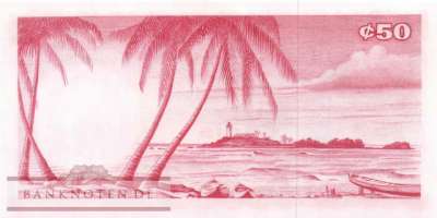 Ghana - 50  Cedis (#008a_UNC)