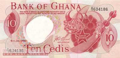 Ghana - 10  Cedis (#012b_UNC)