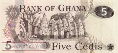 Ghana - 5  Cedis (#015b-7707_UNC)