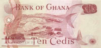 Ghana - 10  Cedis (#016e_UNC)