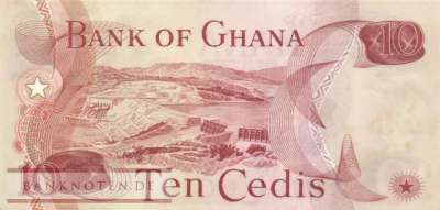 Ghana - 10  Cedis (#016f_AU)