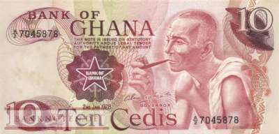 Ghana - 10  Cedis (#016f_AU)