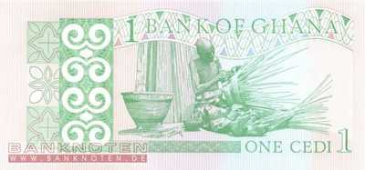 Ghana - 1 Cedi (#017a_UNC)