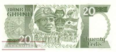 Ghana - 20  Cedis (#024a-84_UNC)