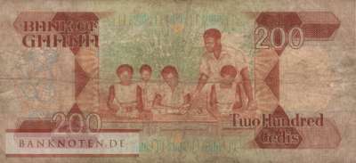 Ghana - 200  Cedis (#027b-89_VG)