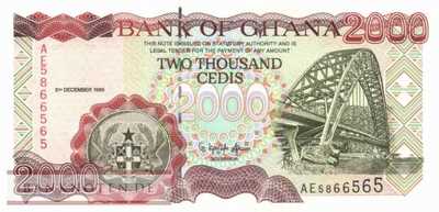 Ghana - 2.000  Cedis (#033a_UNC)