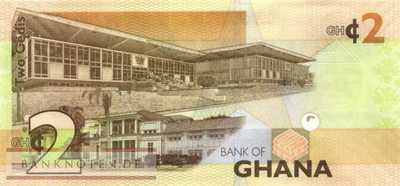 Ghana - 2  Cedis - Ersatzbanknote (#037AdR_UNC)