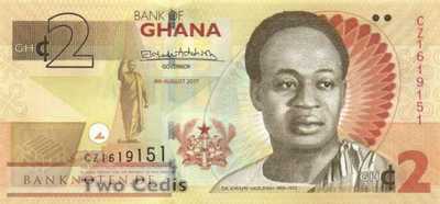 Ghana - 2  Cedis (#037Ae_UNC)