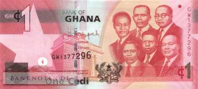 Ghana - 1  Cedi (#037f_UNC)