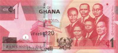 Ghana - 1  Cedi (#037g_UNC)