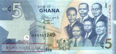 Ghana - 5  Cedis (#038f_UNC)