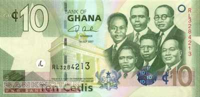 Ghana - 10  Cedis (#039a_UNC)
