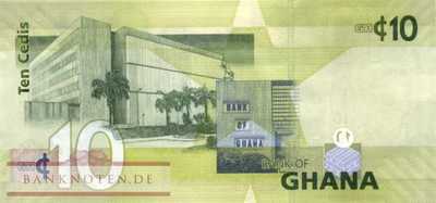 Ghana - 10  Cedis (#039f_UNC)