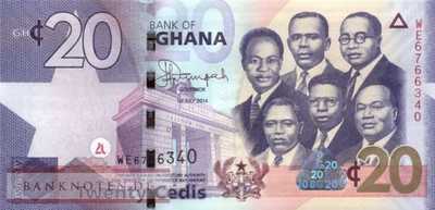 Ghana - 20  Cedis (#040e_UNC)