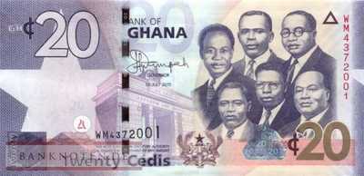 Ghana - 20  Cedis (#040f_UNC)