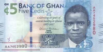 Ghana - 5  Cedis - commemorative (#043_UNC)