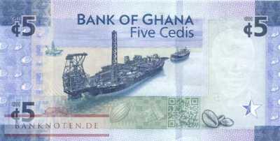Ghana - 5  Cedis (#044_UNC)