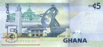 Ghana - 5  Cedis (#046b_UNC)