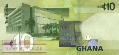 Ghana - 10  Cedis (#047b_UNC)