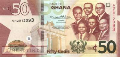 Ghana - 50  Cedis (#049b_UNC)