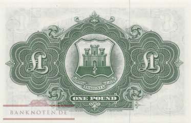Gibraltar - 1  Pound (#018b_UNC)