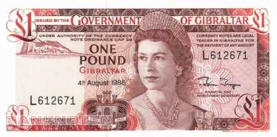 Gibraltar - 1  Pound (#020e_UNC)