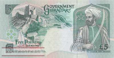 Gibraltar - 5  Pounds (#025a_UNC)