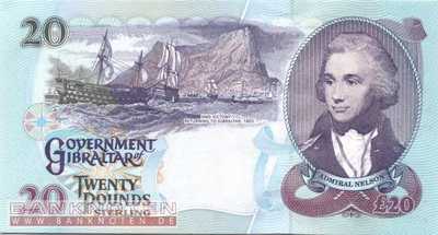 Gibraltar - 20  Pounds (#027a_UNC)