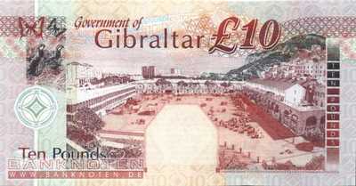 Gibraltar - 10  Pounds (#030_UNC)