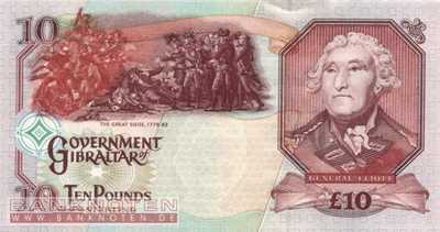 Gibraltar - 10  Pounds (#032a_UNC)