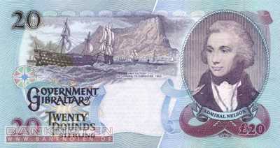 Gibraltar - 20  Pounds (#033a_UNC)