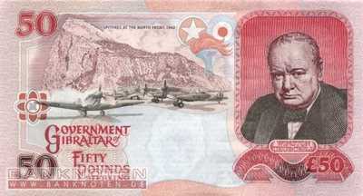 Gibraltar - 50  Pounds (#034a_UNC)