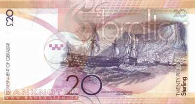 Gibraltar - 20  Pounds (#037_UNC)