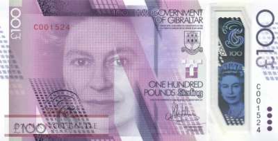 Gibraltar - 100  Pounds - Polymer (#040_UNC)