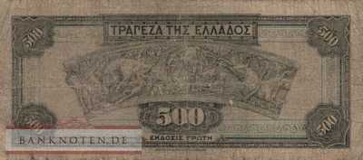Griechenland - 500  Drachmai (#102a_VG)