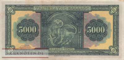 Griechenland - 5.000  Drachmai (#103a-2_VF)