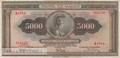 Griechenland - 5.000  Drachmai (#103a-2_VF)