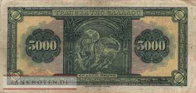 Greece - 5.000  Drachmai (#103a_F)