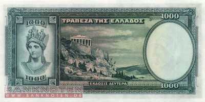 Griechenland - 1.000  Drachmai (#110a_UNC)