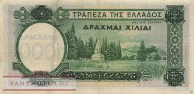 Griechenland - 1.000  Drachmai (#111a_VF)