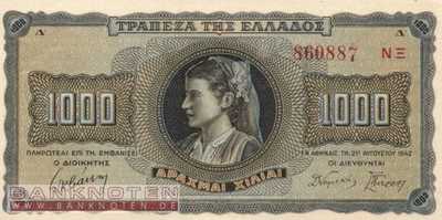Greece - 1.000  Drachmai (#118aS_AU)